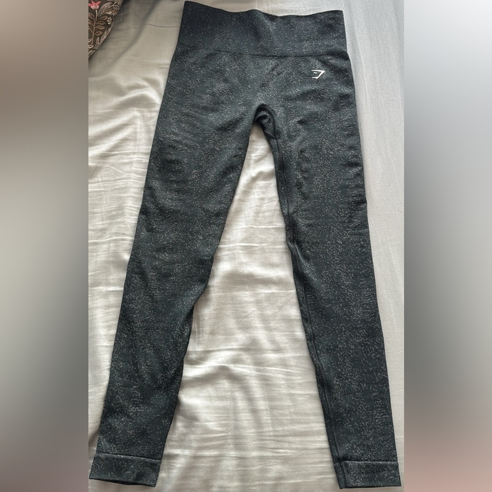 Gymshark Charcoal Patterned Leggings